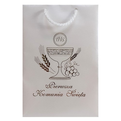 Torebka prezentowa I Komunia Św. 10x15cm MALUTKA - TM - 14664 5903612160993