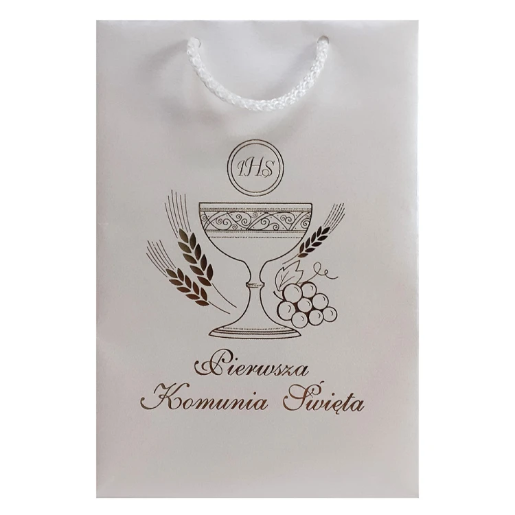 Torebka prezentowa I Komunia Św. 10x15cm MALUTKA - TM - 14664 5903612160993
