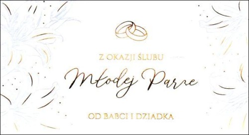 Pudełko ŚLUB OD BABCI I DZIADKA różne wzory - 14223