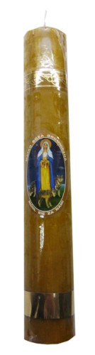 Gromnica z wosku pszczelego 100% 4,5x30cm GRUBA KRÓTKA - 14030