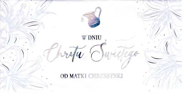 Pudełko Chrzest od MATKI CHRZESTNEJ różne wzory - 14007