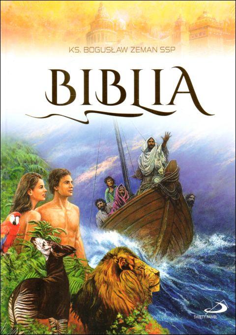Biblia (książka) - Bogusław Zeman, Biblia, Edycja św. Pawła, 2011 r., oprawa twarda - 13628 9788381314268