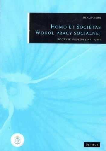 Homo et societas. Wokół pracy socjalnej, popularnonaukowe, PETRUS Wydawnictwo, 2016 r., oprawa miękka - 13395