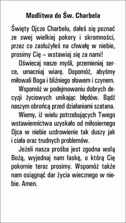 Obrazek św. Charbel. Modlitwa do św. Charbela - ! - 12261
