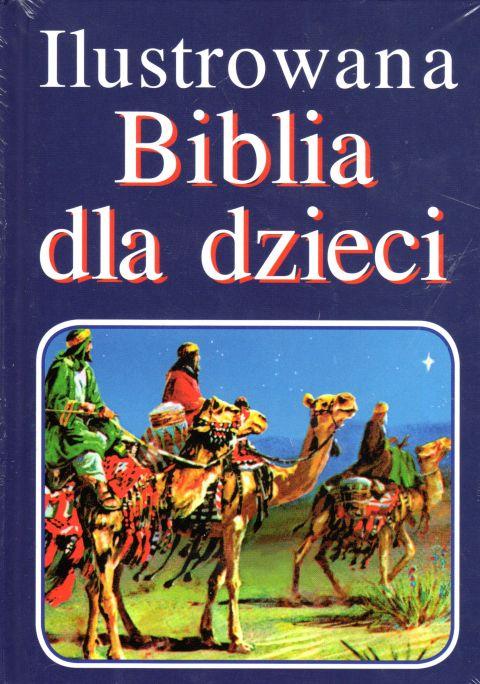 Ilustrowana Biblia dla dzieci - granatowa (książka) - bp Kazimierz Romaniuk  (red.) , Biblia, Wydawnictwo Opoka, oprawa twarda - 12035 9788391325629
