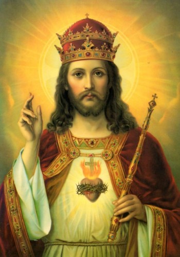 Pocztówka Chrystus Król. Modlitwa do Jezusa Chrystusa Króla Wszechświata - 11799