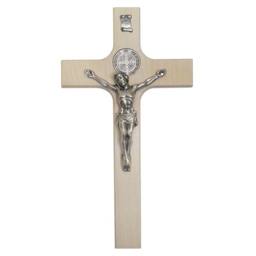 Krzyż wiszący drewniany h28cm Św.Benedykta BEZBARWNY - 11521
