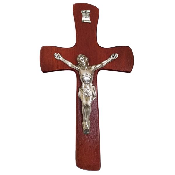 Krzyż wiszący drewniany h25cm WIŚNIA - 11510