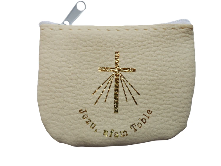 Etui na zamek - beżowe Jezu Ufam Tobie - 54746