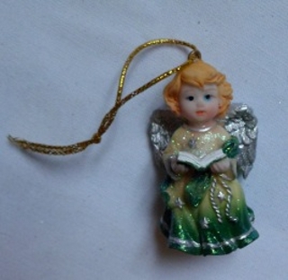 Figura Anioł 6cm wiszący (różne RODZAJE 4) - 10068