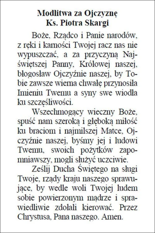 Obrazek Matka Boża Częstochowska. Modlitwa za ojczyznę ks. Piotra Skargi - 09878