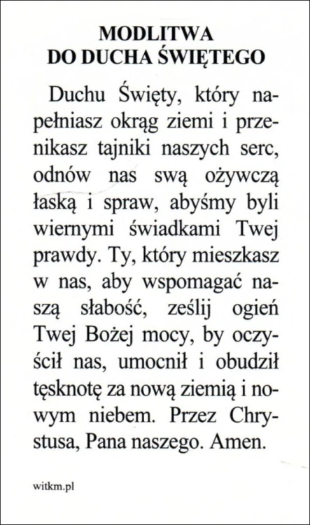 Obrazek Duch Święty. Modlitwa do Ducha Świętego - 09822