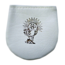 Etui duże na rzep - białe IHS - 09546