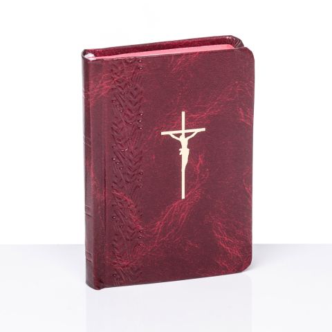 Z Jezusem i Maryją przez życie - modlitewnik bordowy (książka) - ks. Zenon Mońka, modlitewniki, Drukarnia Garmond, 2003 r., oprawa twarda - 08883
