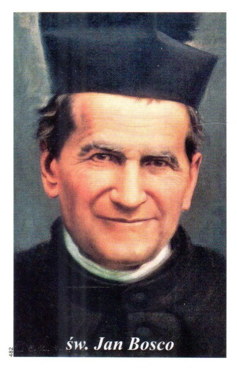 Obrazek laminowany Św. Jan Bosko .Patron młodzieży, modlitwa - 07522