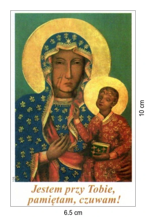 Obrazek laminowany Matka Boża Częstochowska Jestem przy Tobie, pamiętam, czuwam! Akt osobistego oddania się Matce Bożej - 07366