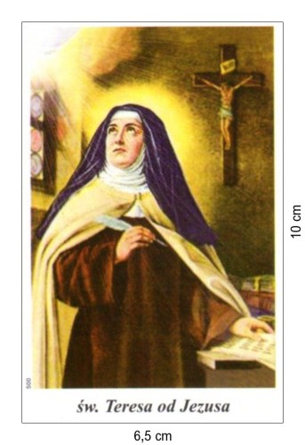 Obrazek św. Teresa od Jezusa. Patronka cierpiących na bóle głowy - 07140