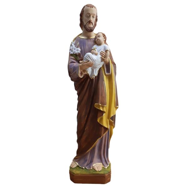 Figura Św. Józef z dzieciątkiem 60cm z PCV - 06879