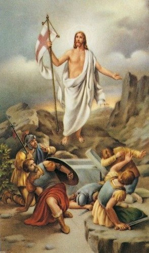 Obrazek Jezus zmartwychwstały (bez tekstu) - 06791