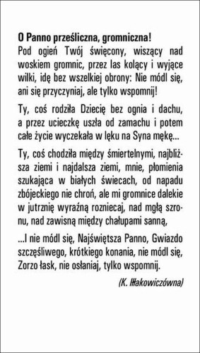 Obrazek Matka Boża Gromniczna. O Panno prześliczna, gromniczna! - ! - 06786