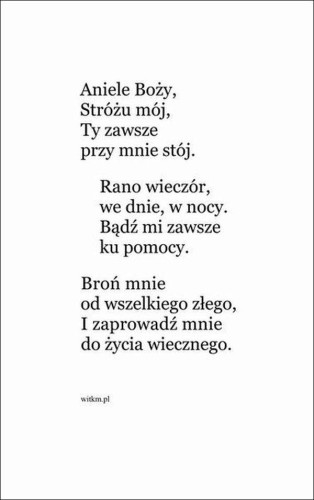 Obrazek Anioł Stróż i dzieci nad przepaścią. Modlitwa Aniele Boży... - ! - 06772
