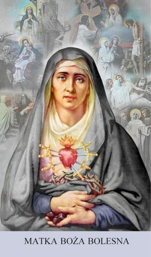 Obrazek Matka Boża Bolesna. Koronka ku czci siedmiu boleści NMP - ! - 06768