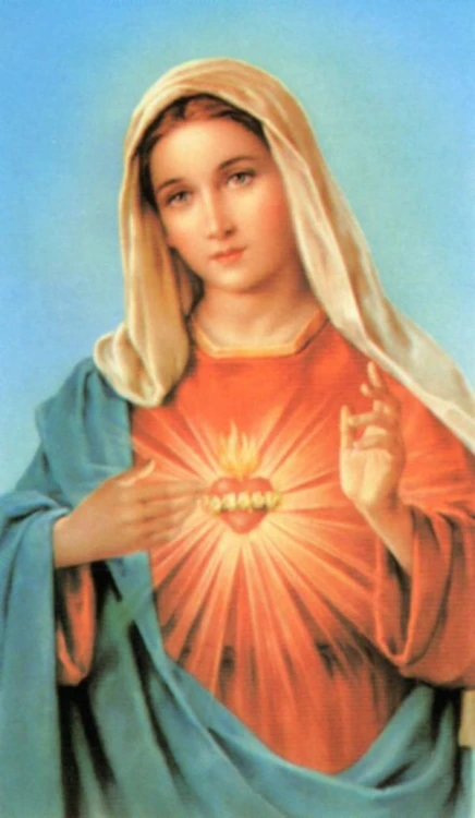 Obrazek Serce Matki Bożej. Akt oddania się Niepokalanemu Sercu Maryi - ! - 06754