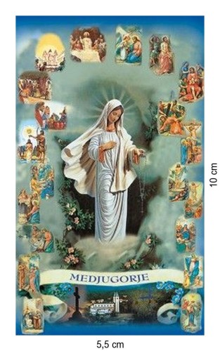 Obrazek Matka Boża z Medjugorje. Tajemnice Różańca Świętego - ! - 06281