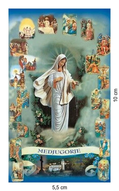 Obrazek Matka Boża z Medjugorje. Tajemnice Różańca Świętego - ! - 06281