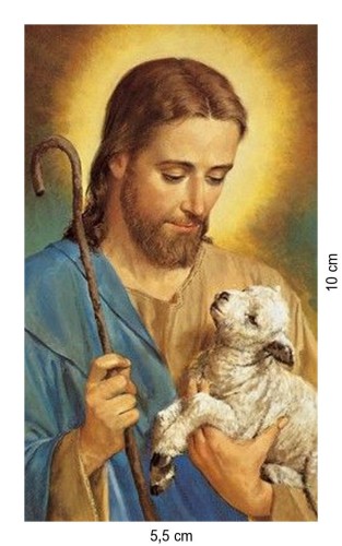 Obrazek Pan Jezus Dobry Pasterz. Przykazania Kościelne - ! - 06277