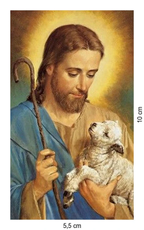 Obrazek Pan Jezus Dobry Pasterz. Przykazania Kościelne - ! - 06277