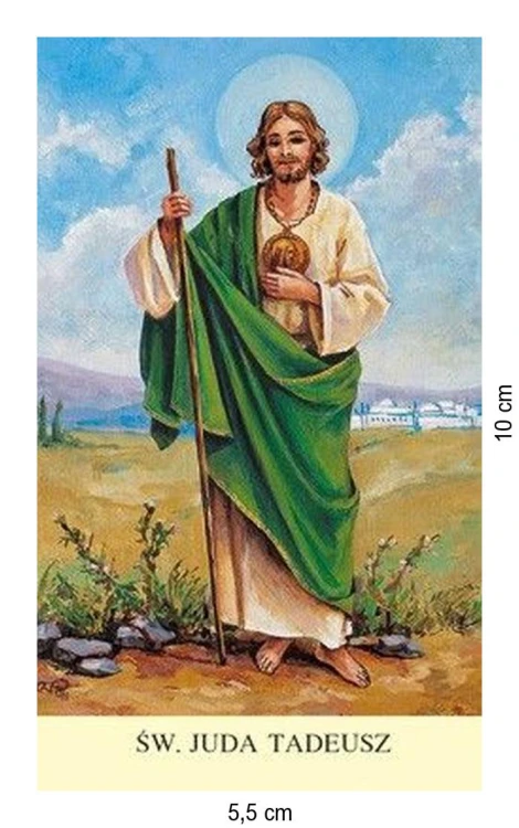 Obrazek św. Juda Tadeusz. Modlitwa codzienna o opiekę do św. Judy Tadeusza - 06273