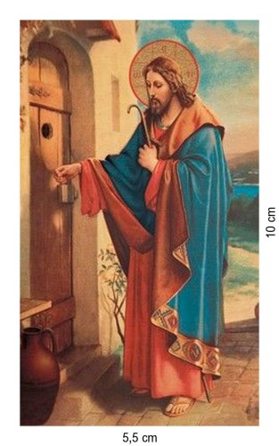 Obrazek Jezus Dobry Pasterz (pukający do drzwi) (bez tekstu) - ! - 06199