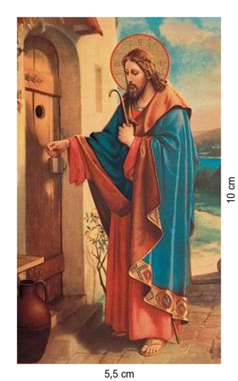 Obrazek Jezus Dobry Pasterz (pukający do drzwi) (bez tekstu) - ! - 06199