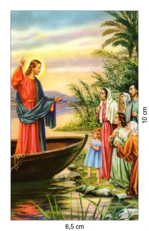 Obrazek Pan Jezus w łódce (bez modlitwy) - 04285