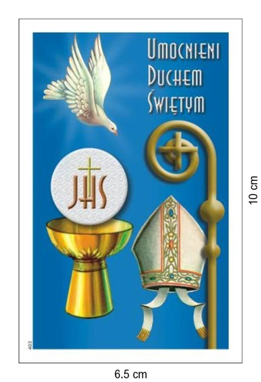Obrazek Umocnieni Duchem Świętym (bez modlitwy) - 04279