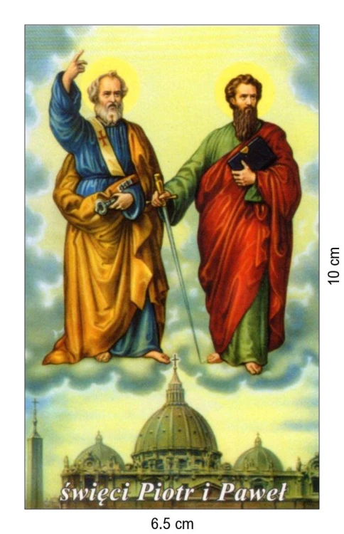 Obrazek św. Piotr i Paweł. Piotr i Paweł św. Apostołowie - 04220