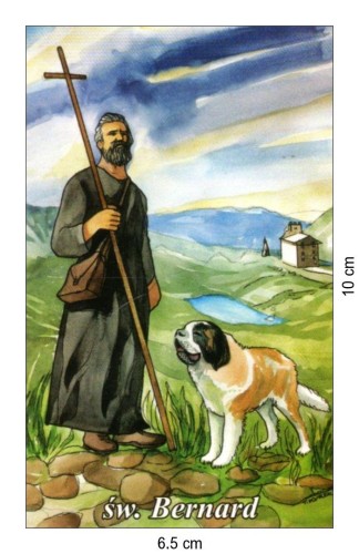 Obrazek św. Bernard. Modlitwa do św, Bernardawa - 04209