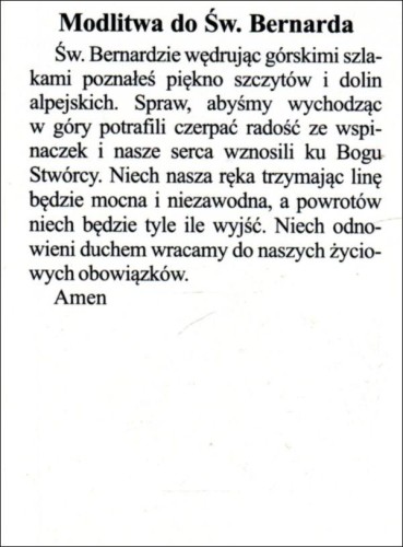 Obrazek św. Bernard. Modlitwa do św, Bernardawa - 04209