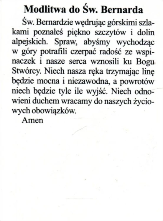 Obrazek św. Bernard. Modlitwa do św, Bernardawa - 04209