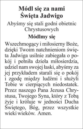 Obrazek św. Jadwiga Śląska. Módl się za nami Święta Jadwigo - 03941