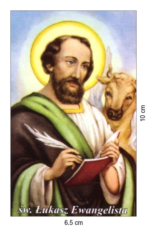 Obrazek św. Łukasz Ewangelista. Patron lekarzy i artystów. Dzień św. Łukasza - 03440