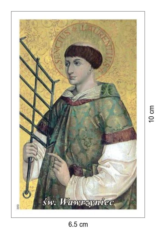 Obrazek św. Wawrzyniec. Patron diakonów i ubogich - 03383