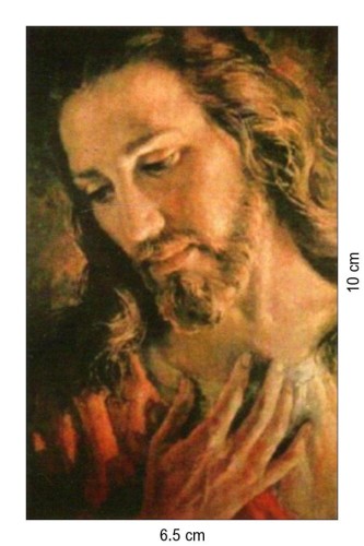 Obrazek Jezus. Twarz Pana Jezusa objawiona bratu Elia - 03379