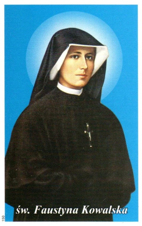Obrazek św. Faustyna Kowalska. Zakonnica Zgromadzenia Matki Bożej Miłosierdzia - 03371
