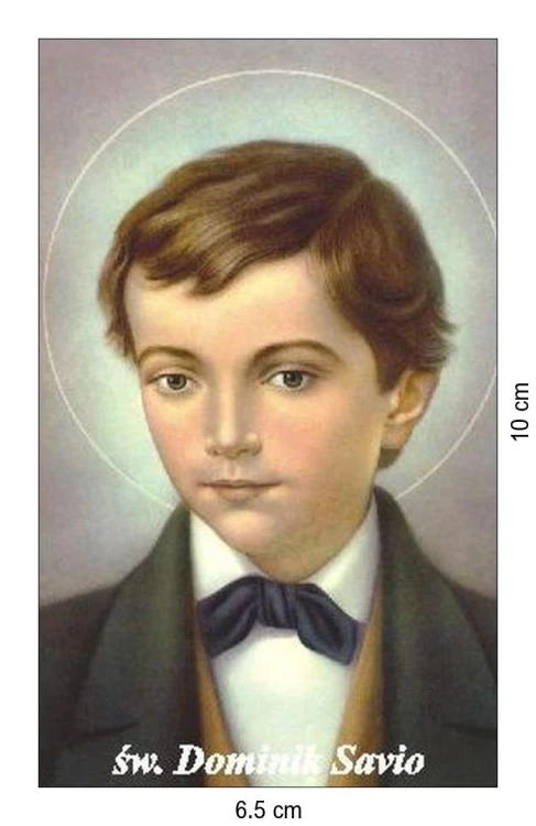 Obrazek św. Dominik Savio. Patron młodzieży katolickiej, ministrantów i chórów - 03323