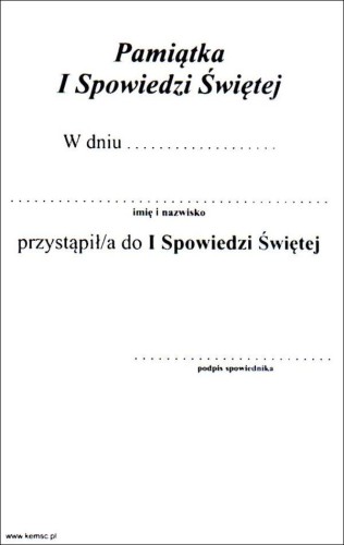 Obrazek Serce Pana Jezusa. Pamiątka I Spowiedzi Świętej - 03320