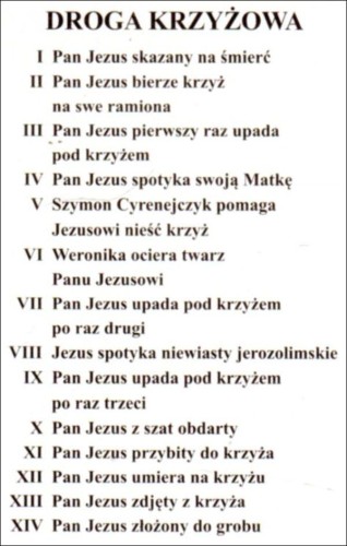 Obrazek Droga krzyżowa - 03296