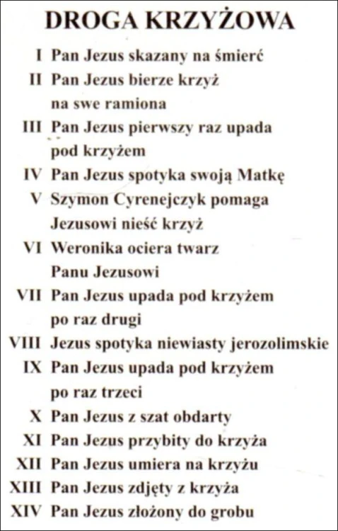 Obrazek Droga krzyżowa - 03296
