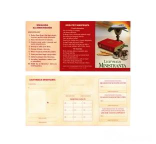 Legitymacja ministranta - 03064